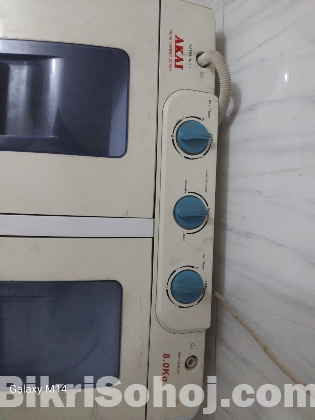 AKAI BRAND USED WASHING MACHINE
